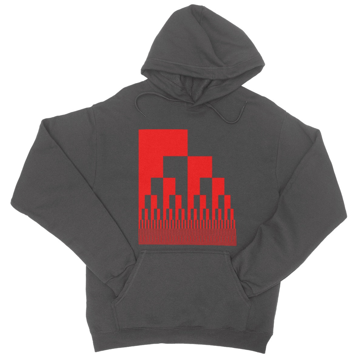 Binary Cascade, Red College Hoodie
