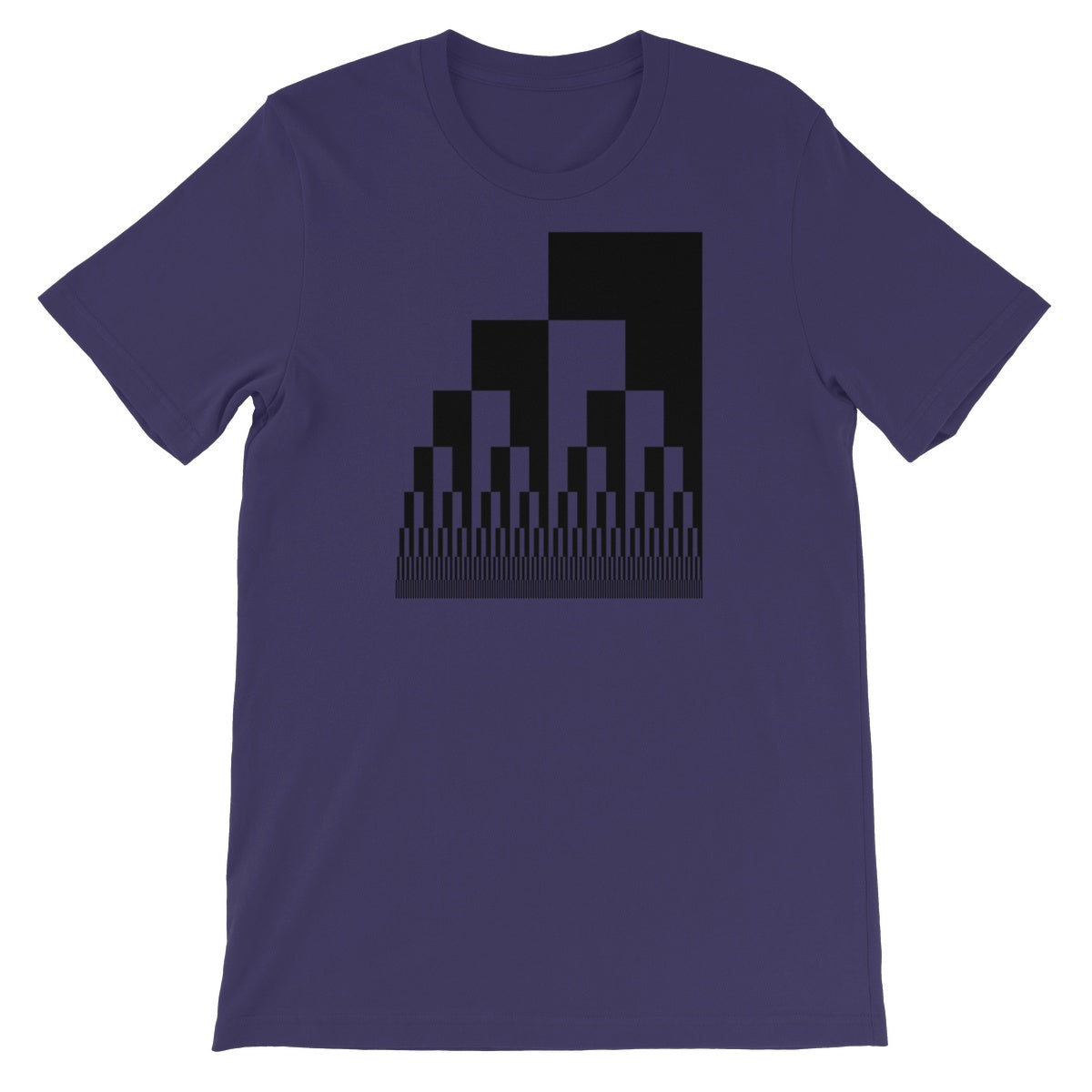 Binary Cascade Unisex Short Sleeve T-Shirt
