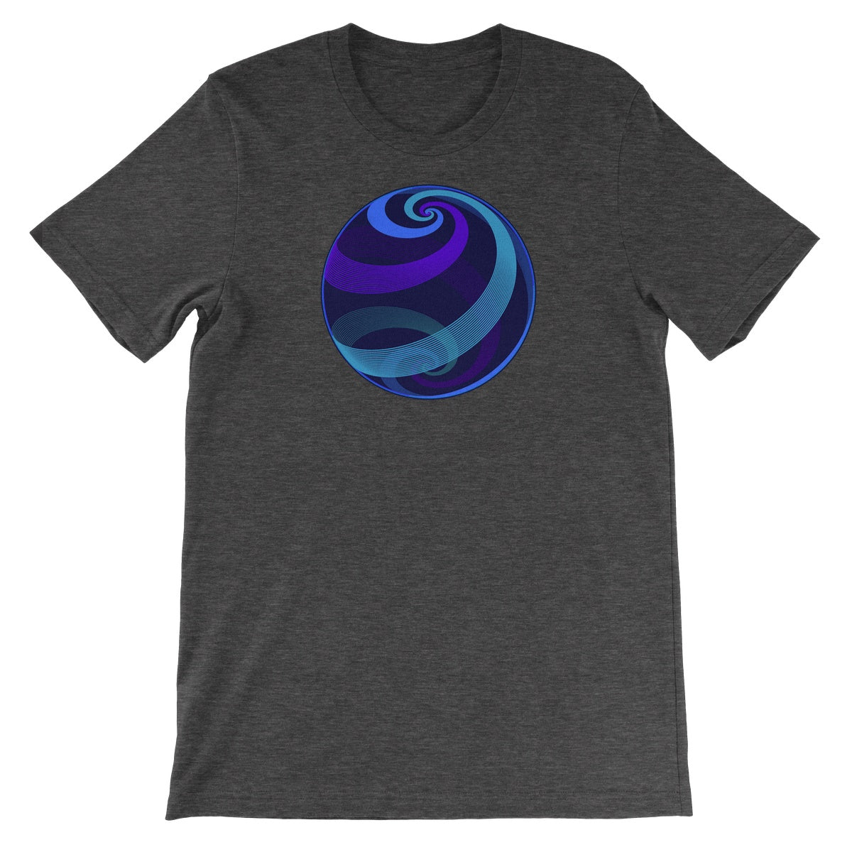 Loxodromes, Twilight Globe Unisex Short Sleeve T-Shirt