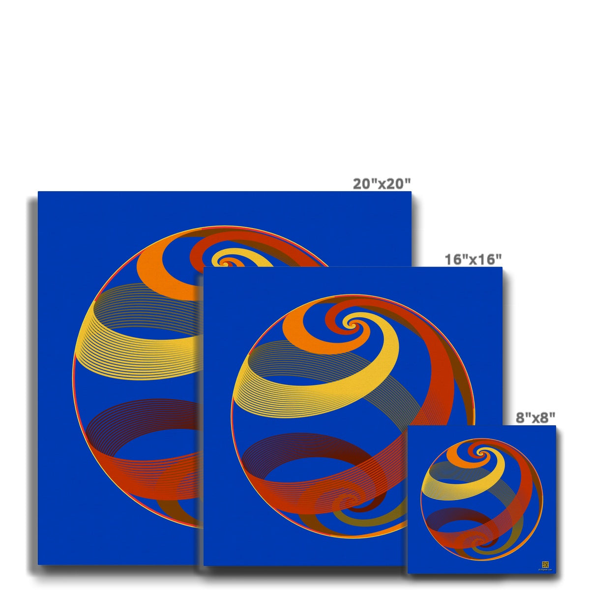 Loxodromes, Autumn Eco Canvas
