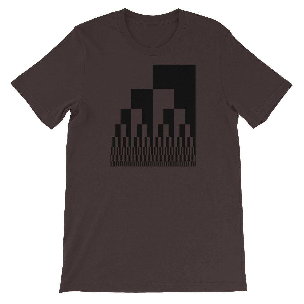 Binary Cascade Unisex Short Sleeve T-Shirt