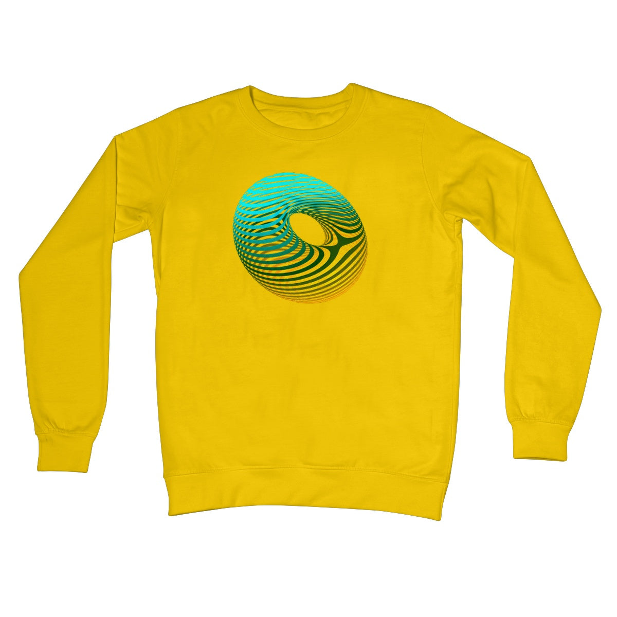 Morse Theory, Oblique Crew Neck Sweatshirt