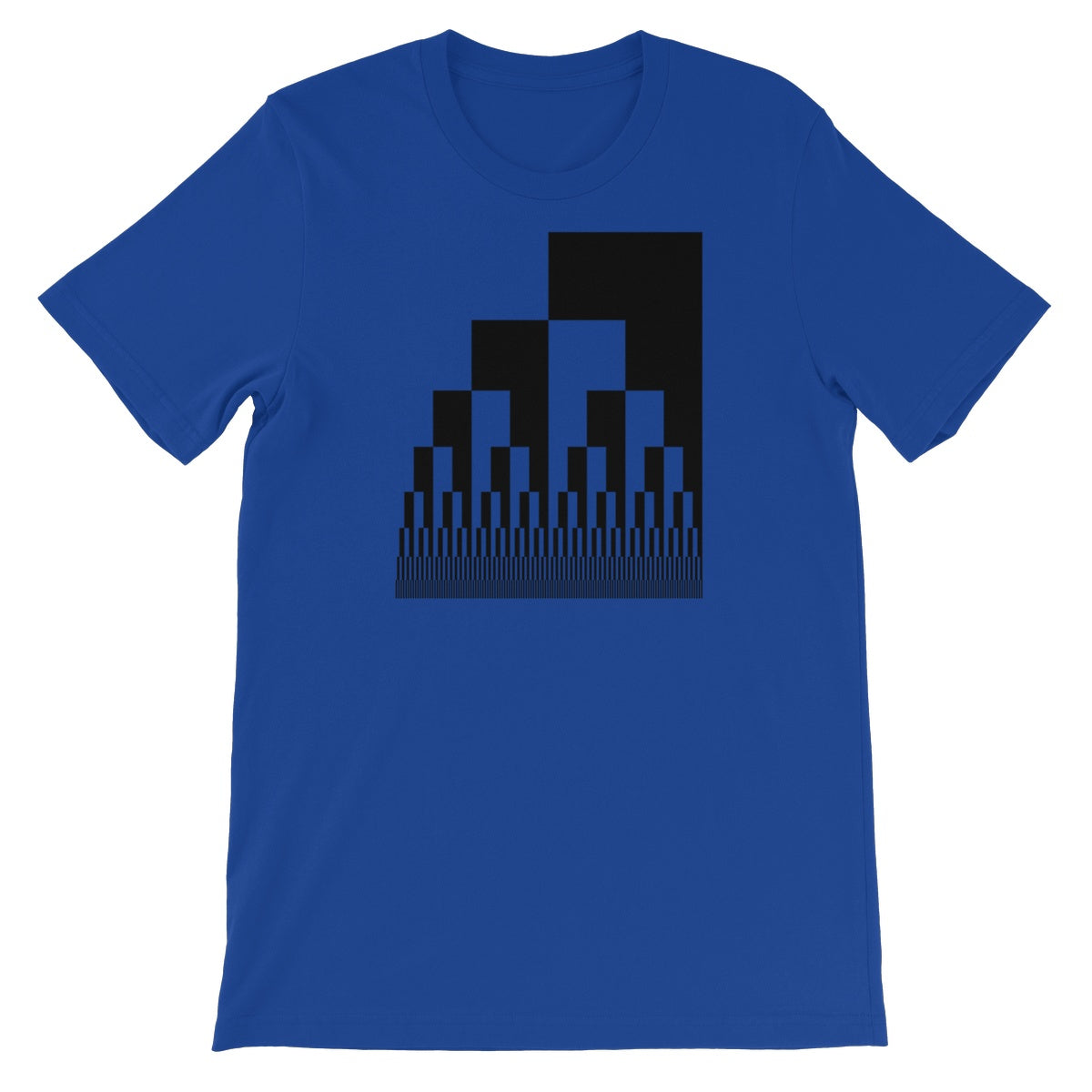 Binary Cascade Unisex Short Sleeve T-Shirt