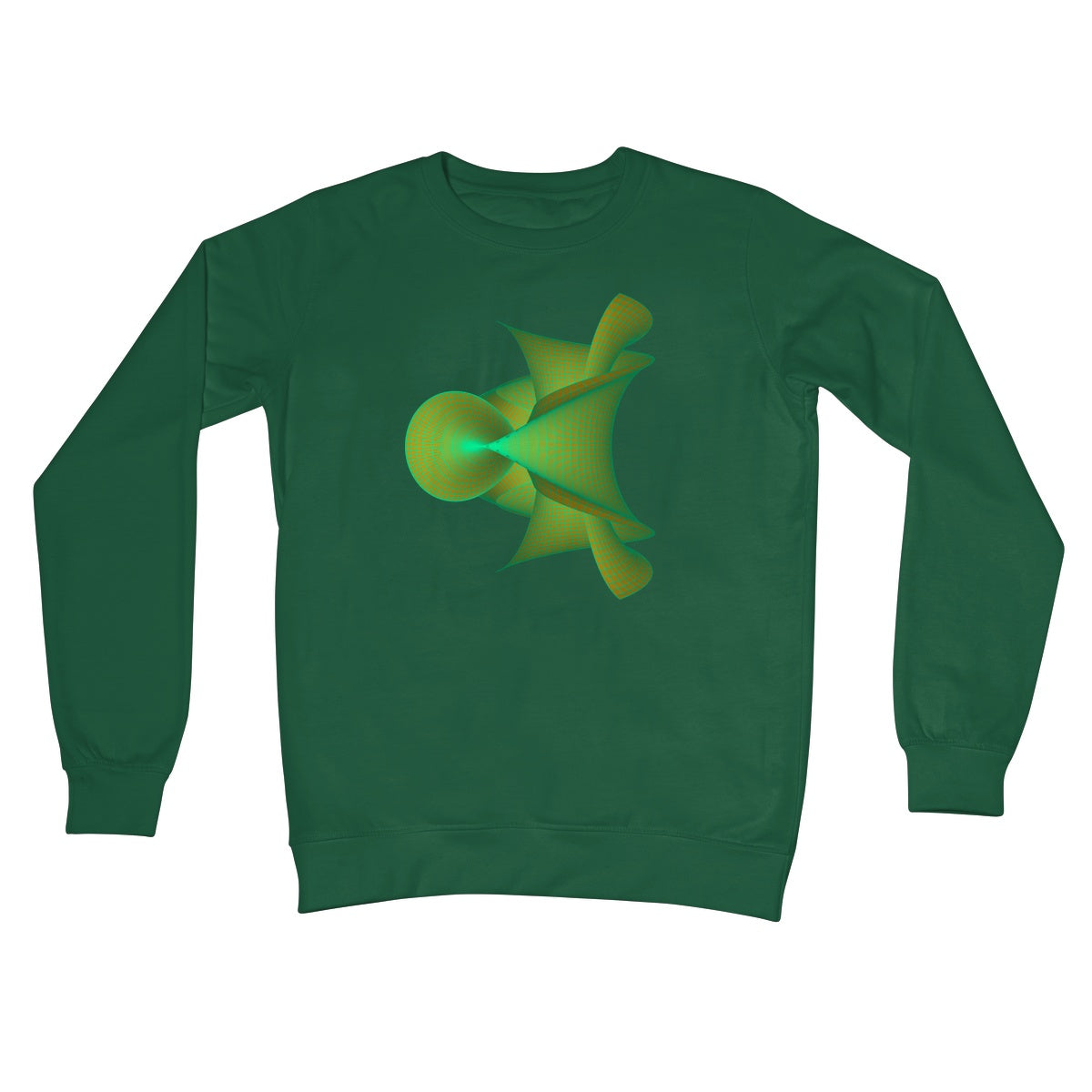 Kuen's Surface, Gold Crew Neck Sweatshirt