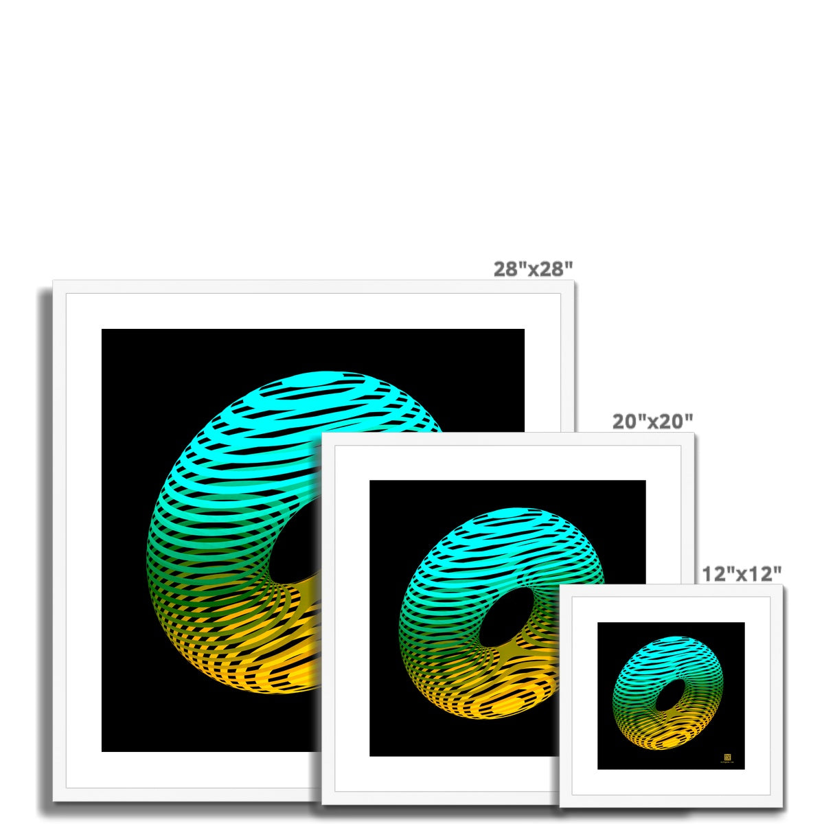 Morse Theory, Upright Framed & Mounted Print