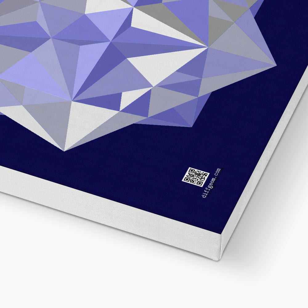Five Cubes, Winter Eco Canvas
