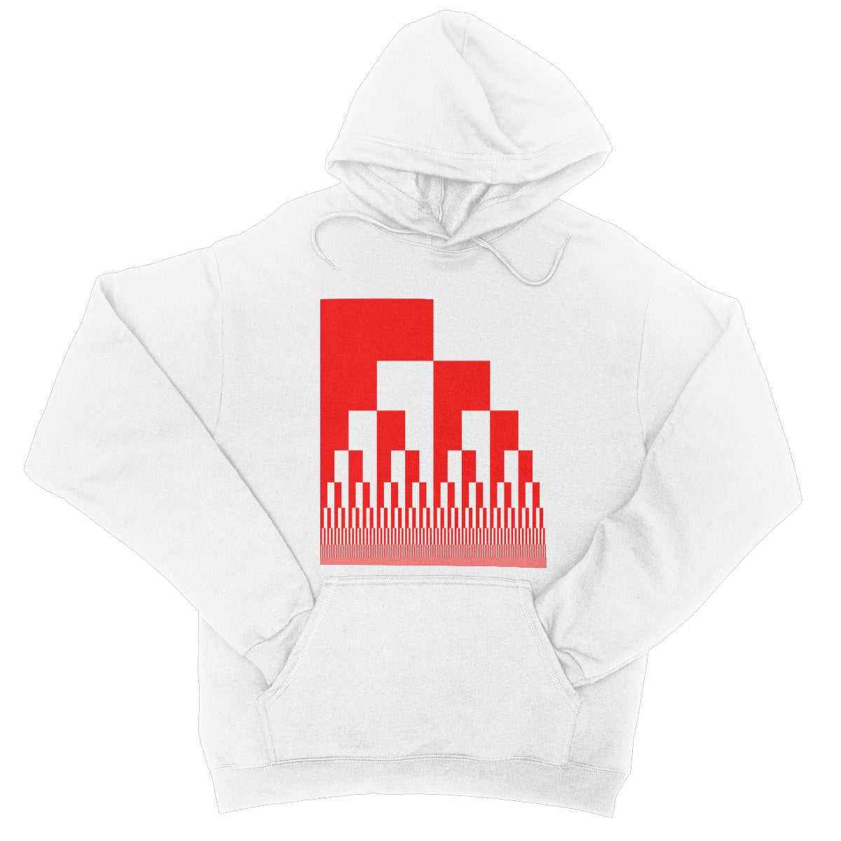 Binary Cascade, Red College Hoodie