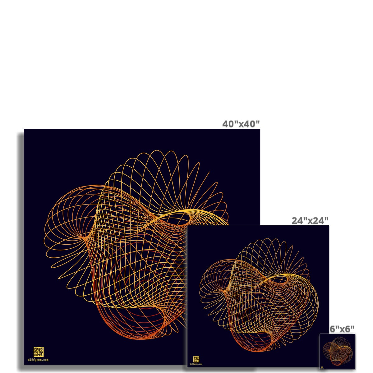 Projective Plane, Autumn Wall Art Poster