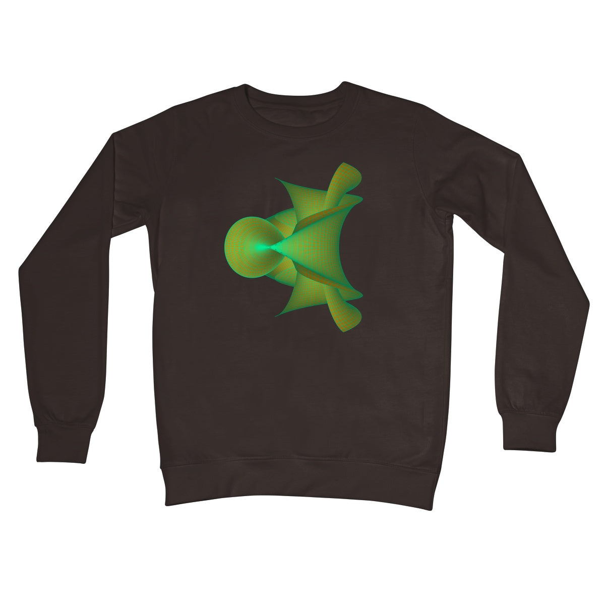 Kuen's Surface, Gold Crew Neck Sweatshirt