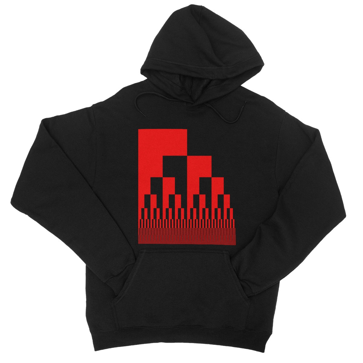 Binary Cascade, Red College Hoodie