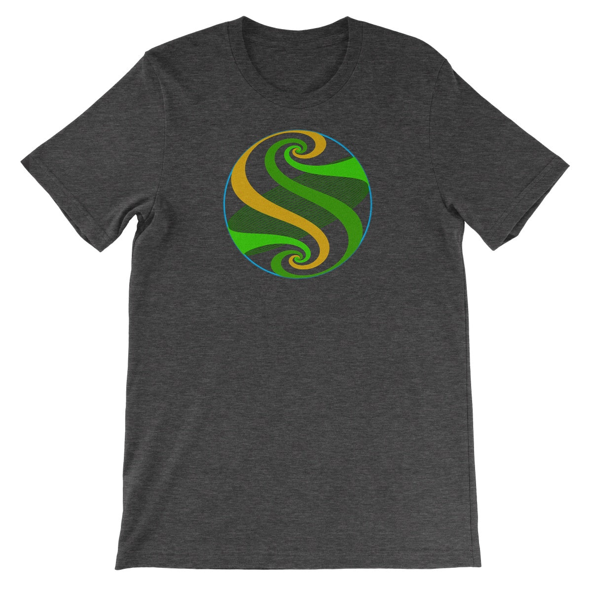 Möbius Flow, Pond Sphere Unisex Short Sleeve T-Shirt