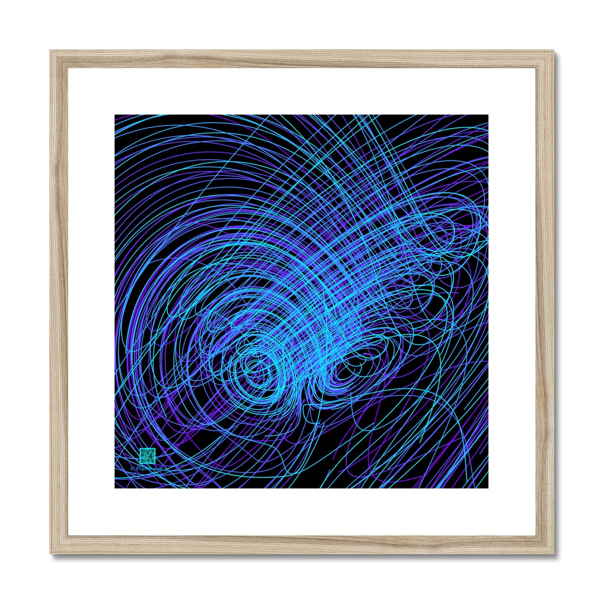 Lorenz Attractor, Cool Framed & Mounted Print