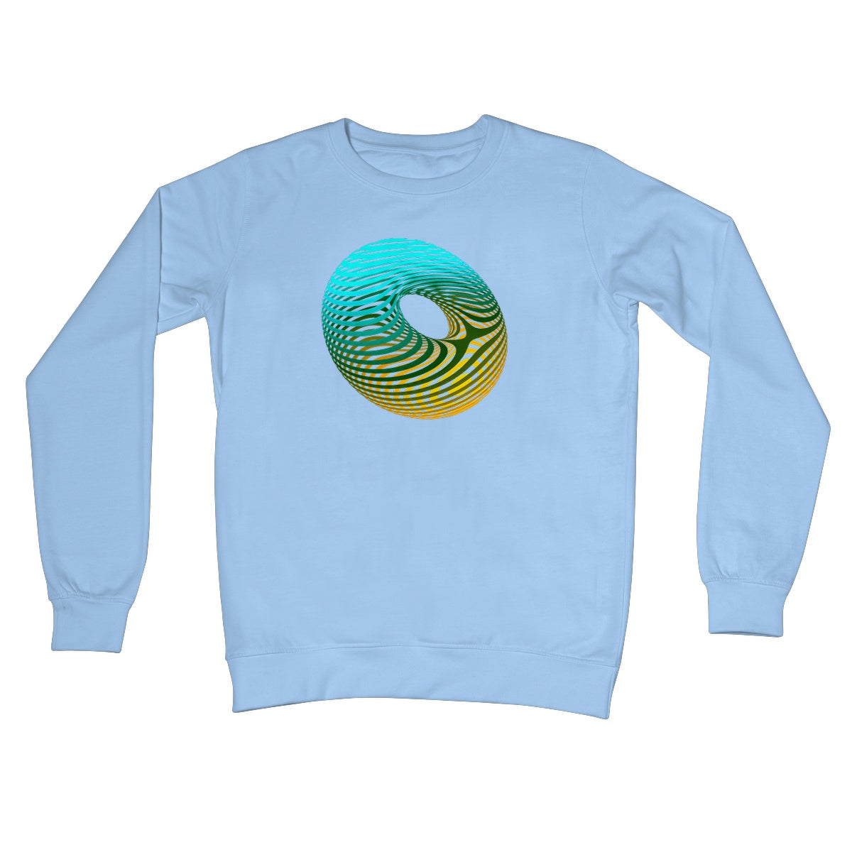 Morse Theory, Oblique Crew Neck Sweatshirt