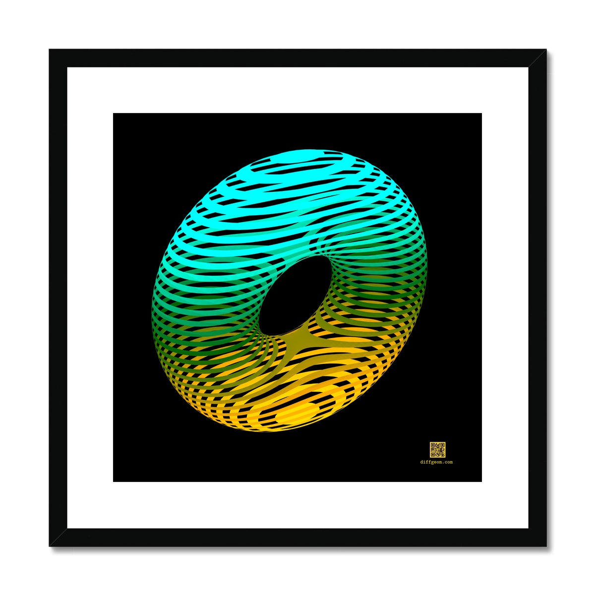 Morse Theory, Upright Framed & Mounted Print