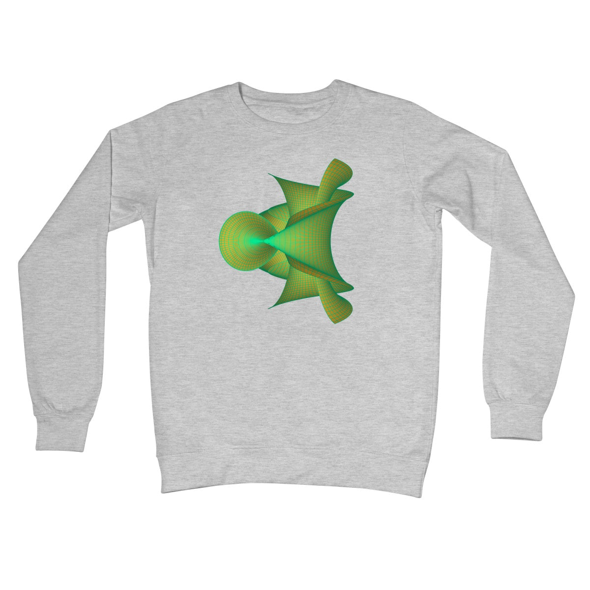 Kuen's Surface, Gold Crew Neck Sweatshirt