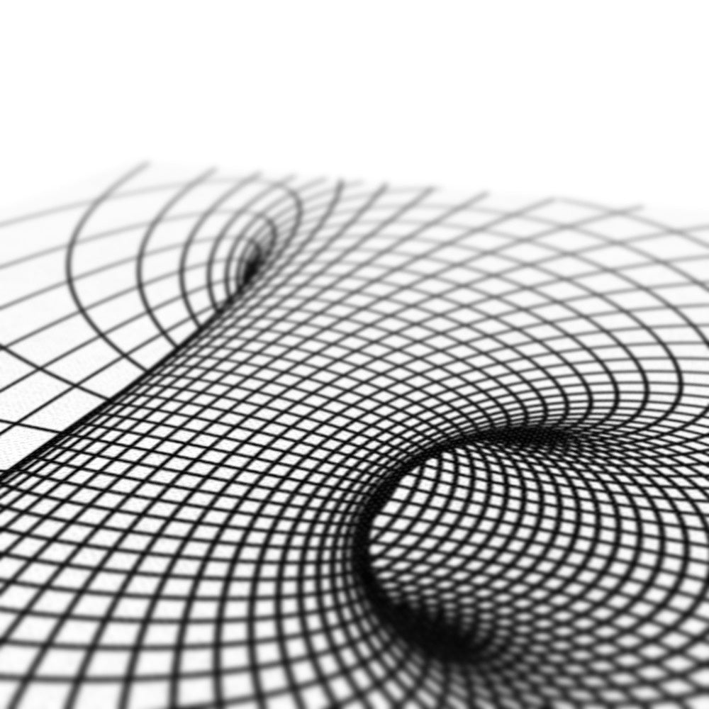 Parabolic Cyclide, Black Eco Canvas