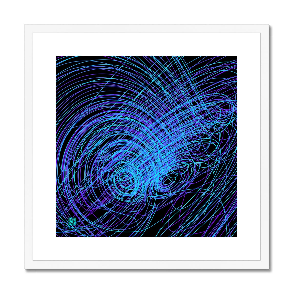 Lorenz Attractor, Cool Framed & Mounted Print