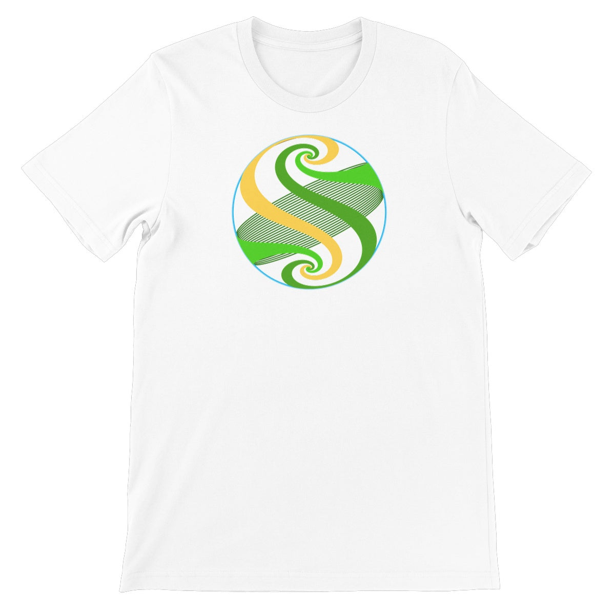 Möbius Flow, Pond Sphere Unisex Short Sleeve T-Shirt