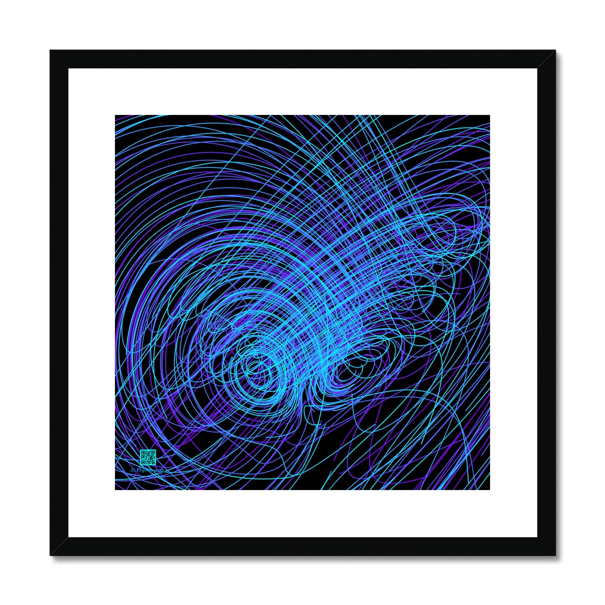 Lorenz Attractor, Cool Framed & Mounted Print