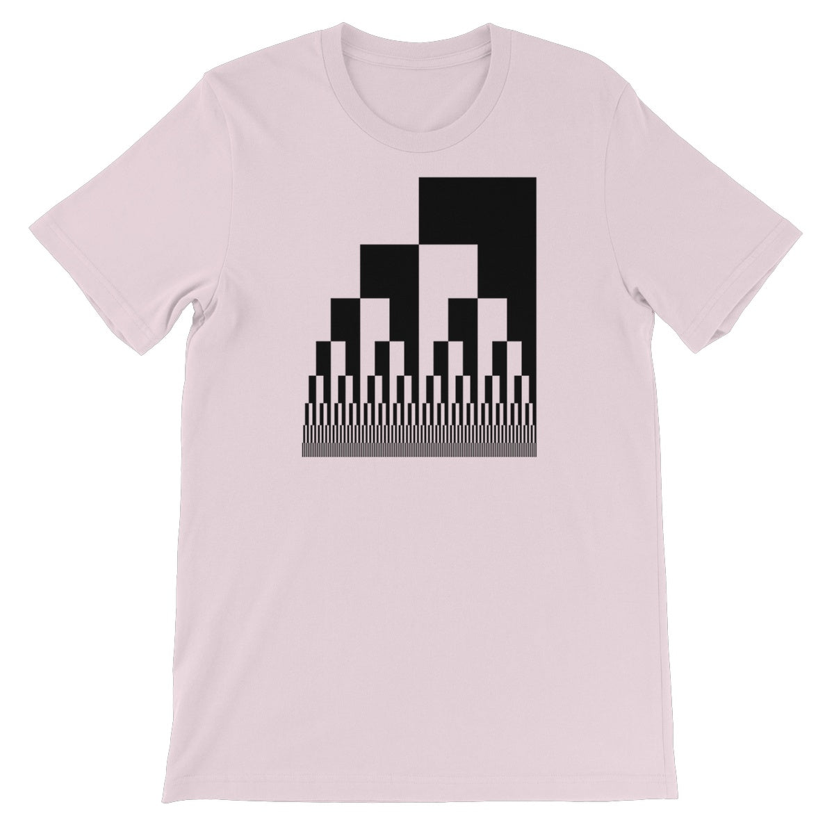 Binary Cascade Unisex Short Sleeve T-Shirt