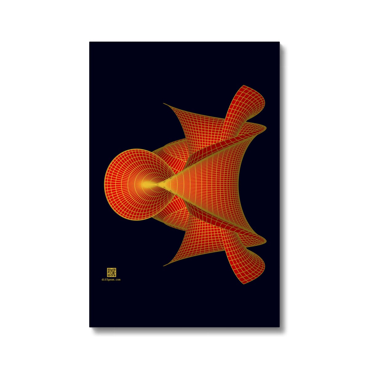 Kuen's Surface, Red Eco Canvas