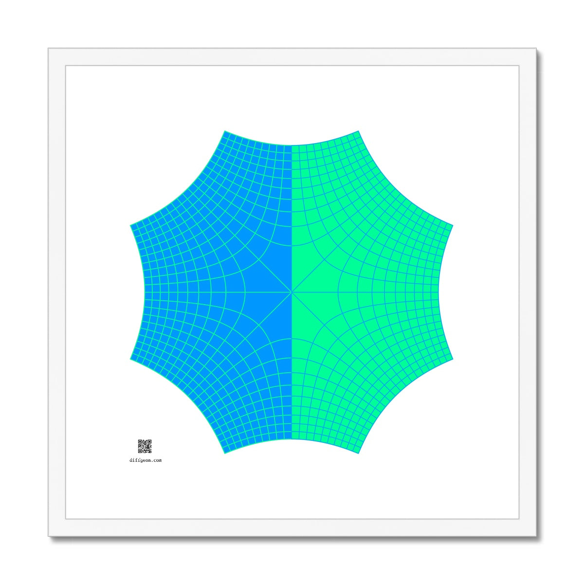 Complex Square Roots Framed & Mounted Print