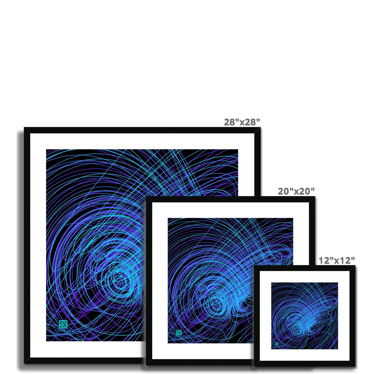 Lorenz Attractor, Cool Framed & Mounted Print
