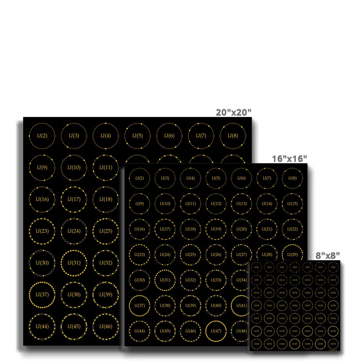 Multiplicative Units, Dark Eco Canvas