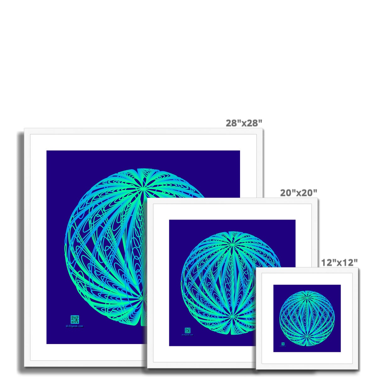 Dipole, Aurora Sphere Framed & Mounted Print