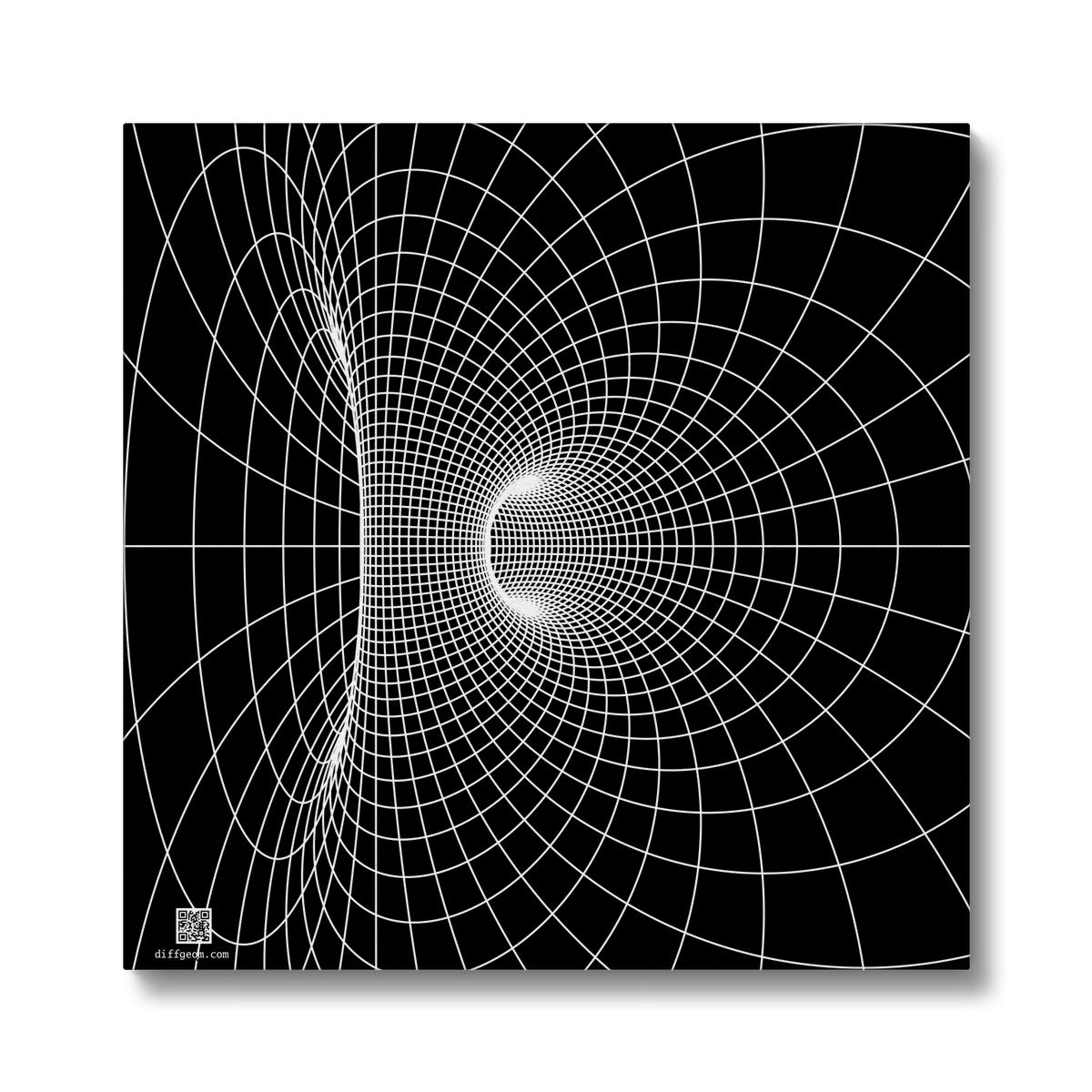 Parabolic Cyclide, White Eco Canvas