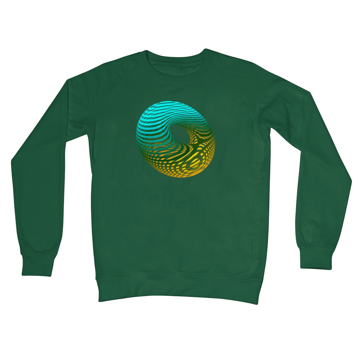 Morse Theory, Oblique Crew Neck Sweatshirt