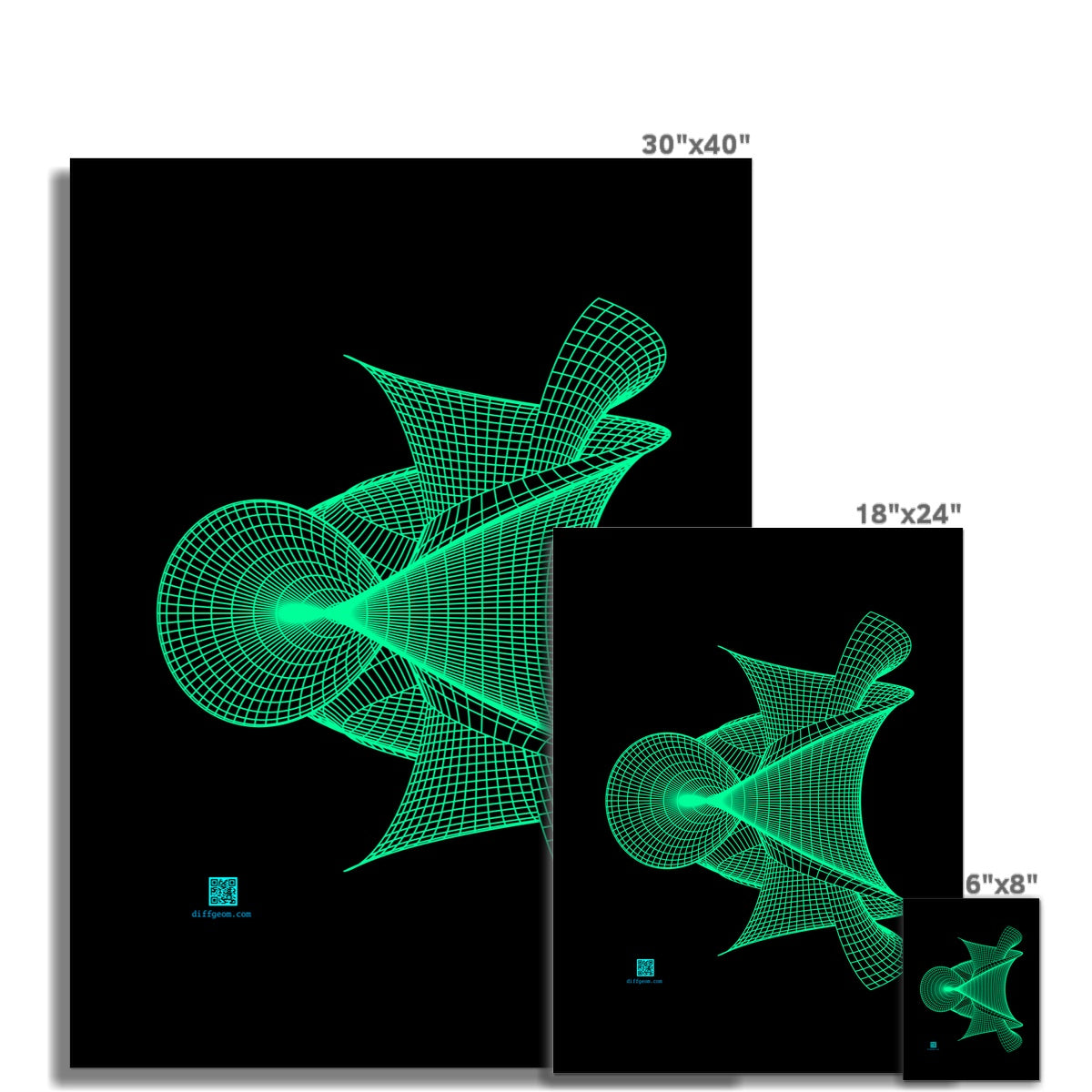 Kuen's Surface, Mesh Fine Art Print