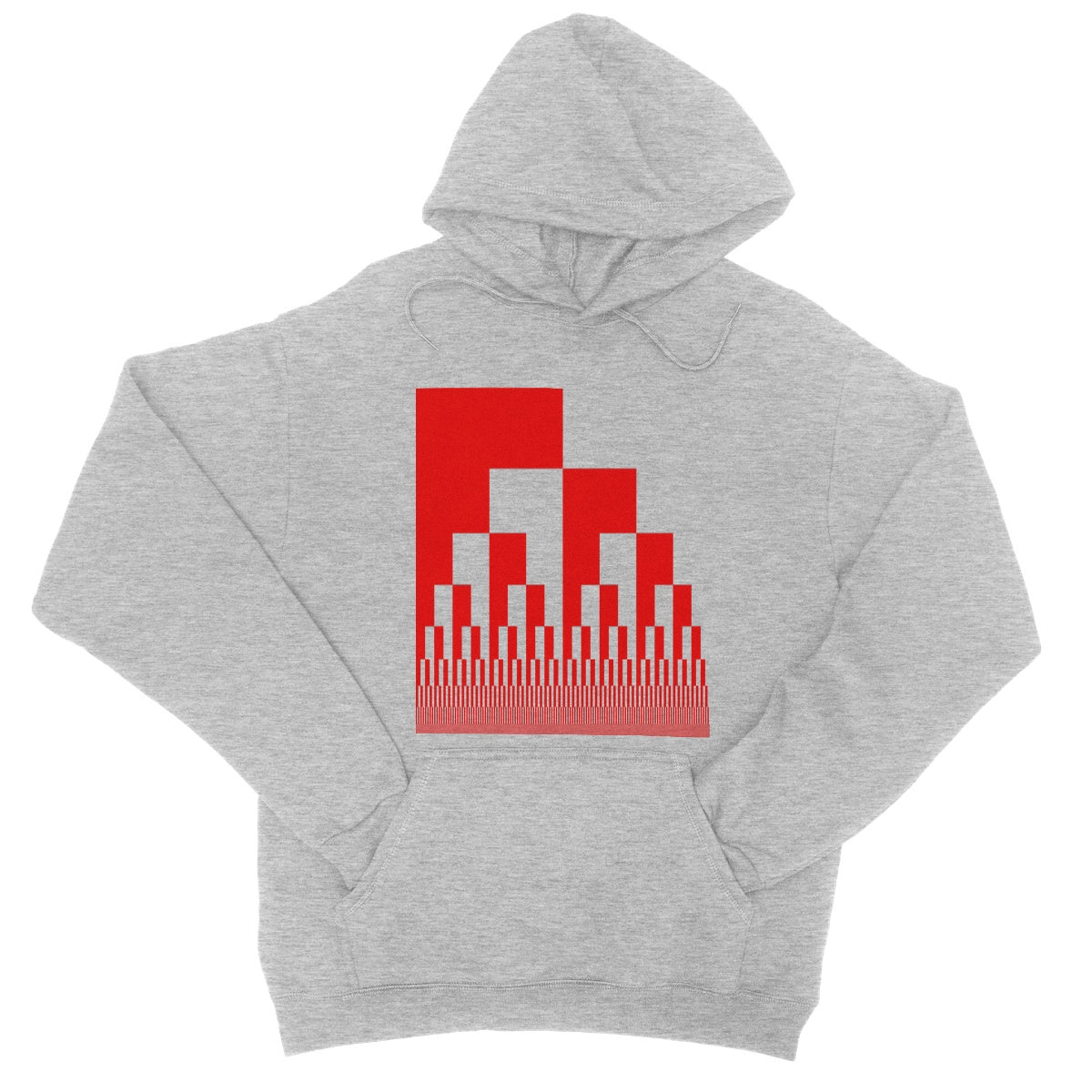 Binary Cascade, Red College Hoodie