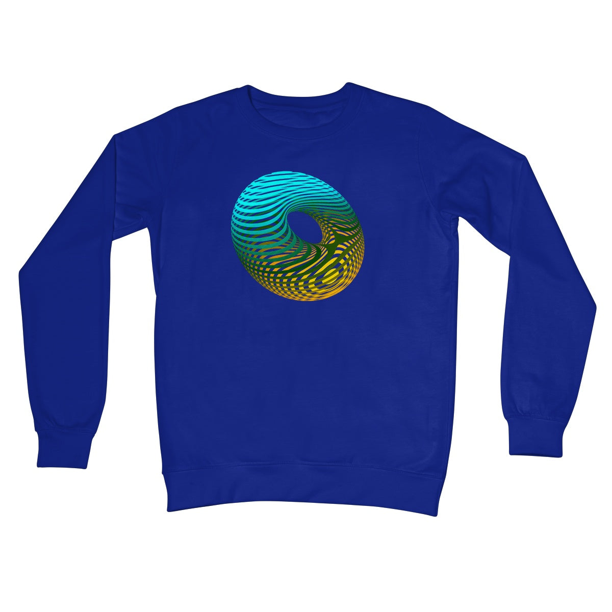 Morse Theory, Oblique Crew Neck Sweatshirt