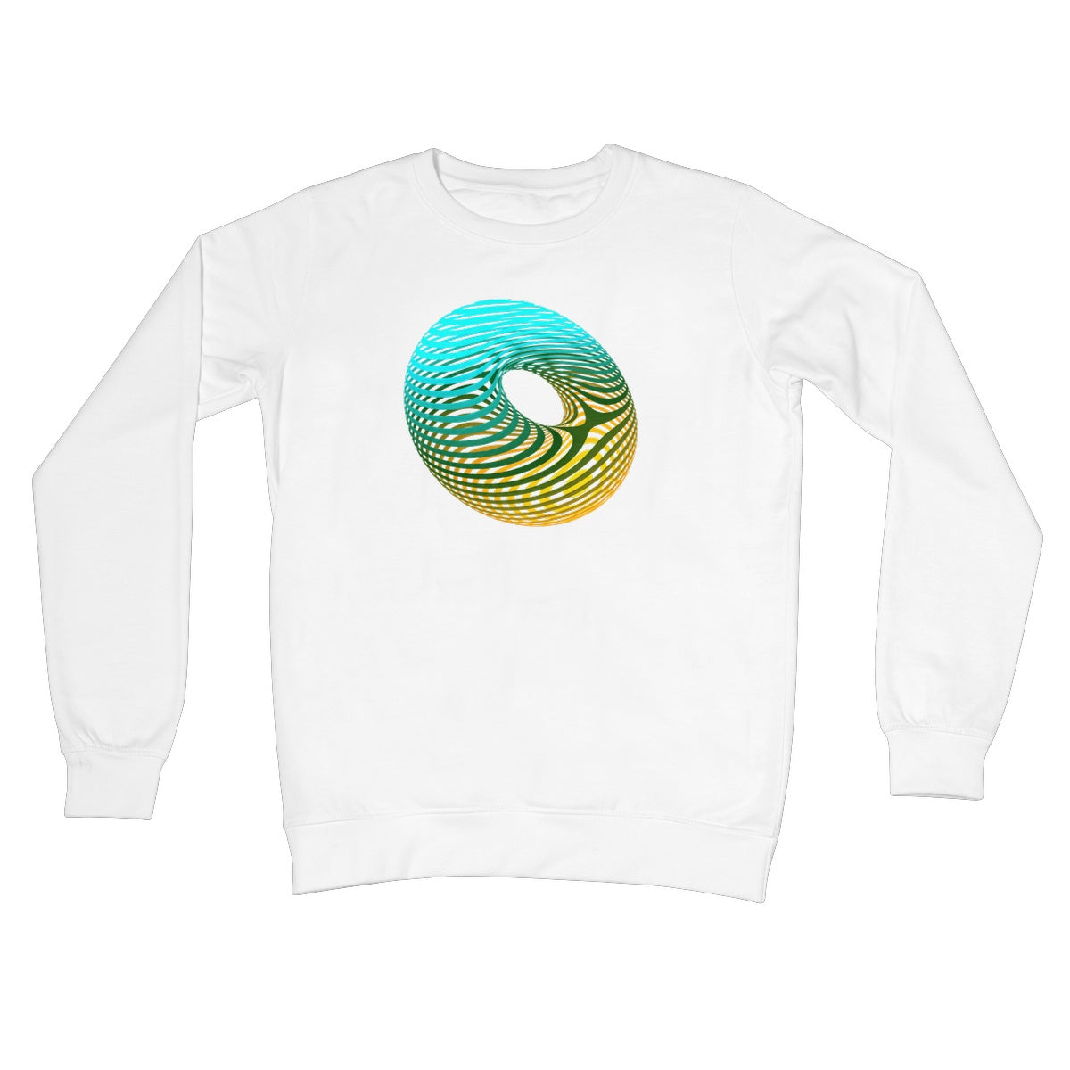 Morse Theory, Oblique Crew Neck Sweatshirt