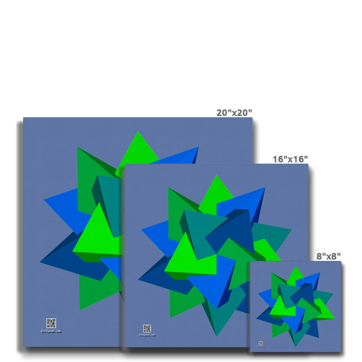 Five Tetrahedra, Summer Eco Canvas