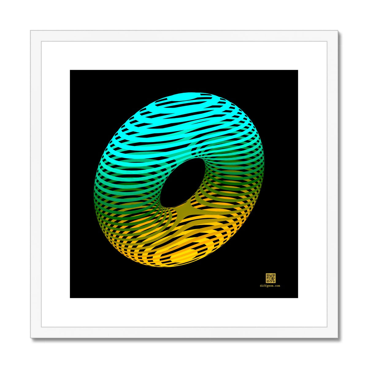 Morse Theory, Upright Framed & Mounted Print