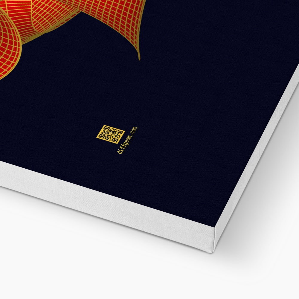 Kuen's Surface, Red Eco Canvas