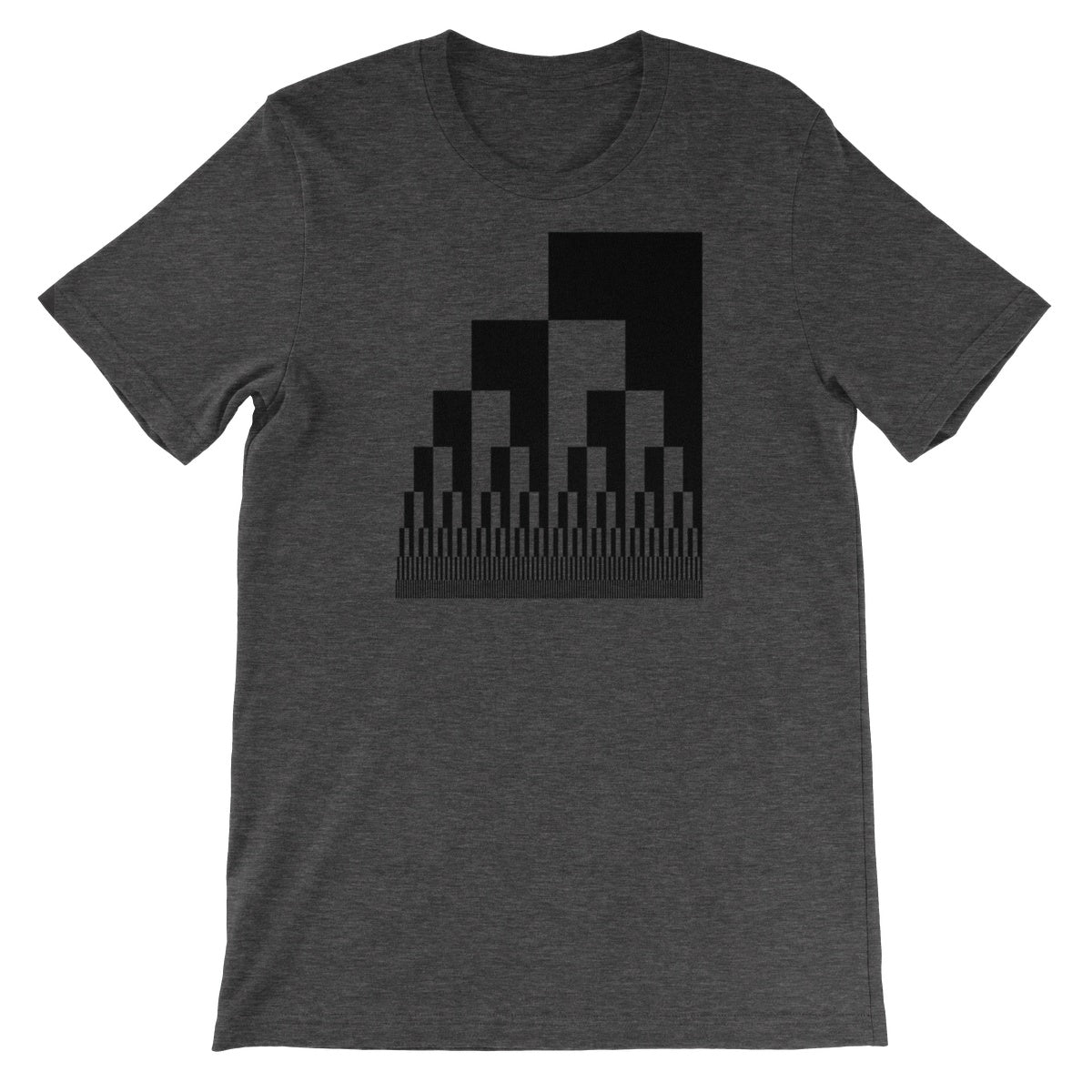 Binary Cascade Unisex Short Sleeve T-Shirt