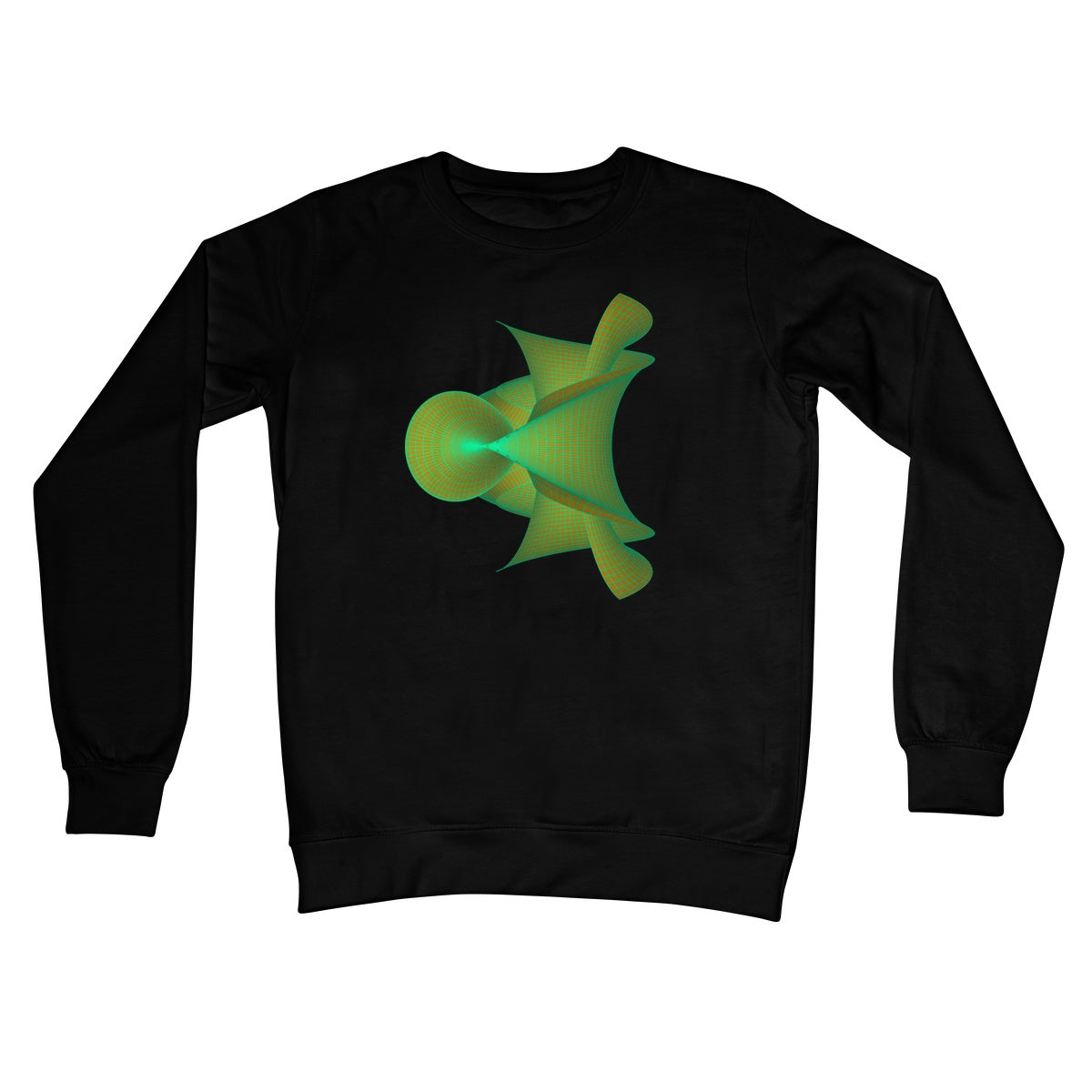 Kuen's Surface, Gold Crew Neck Sweatshirt