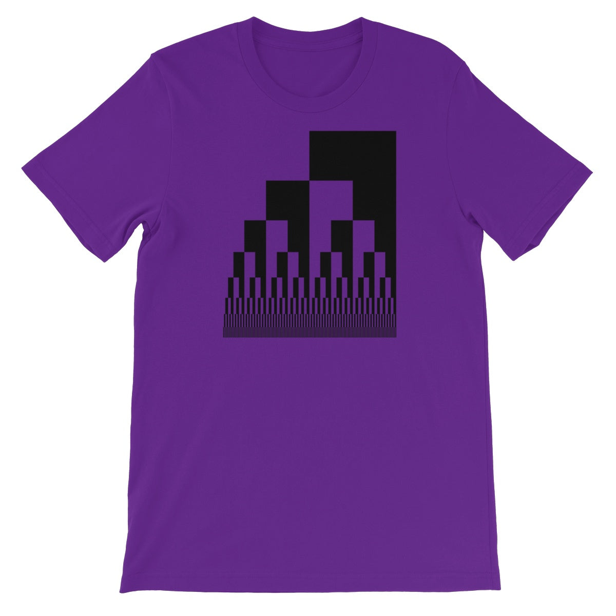 Binary Cascade Unisex Short Sleeve T-Shirt