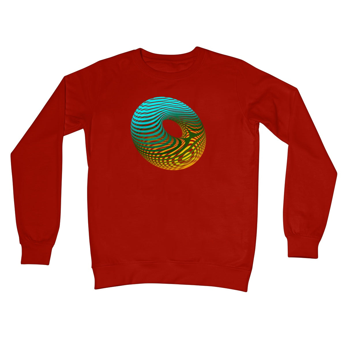 Morse Theory, Oblique Crew Neck Sweatshirt