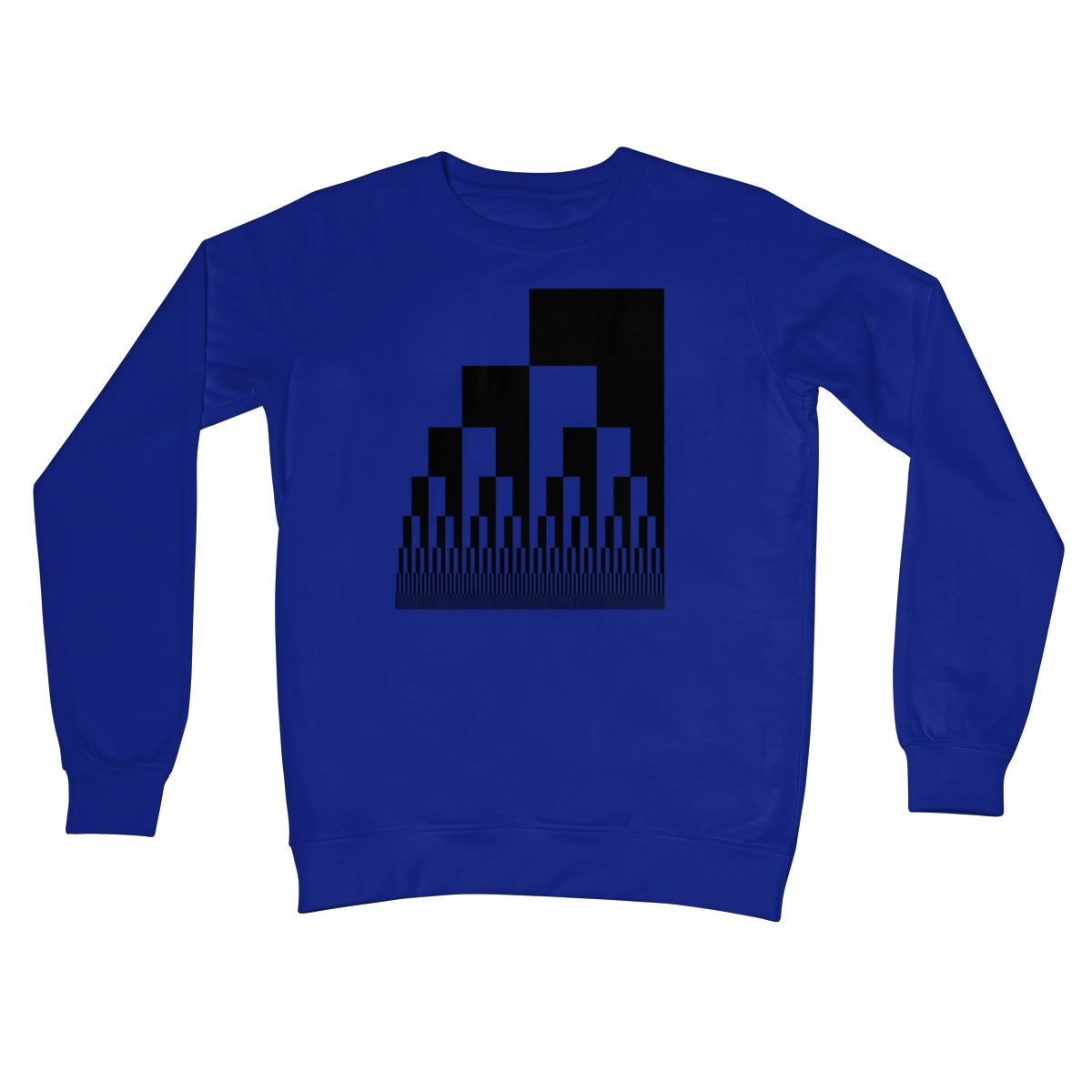 Binary Cascade Crew Neck Sweatshirt