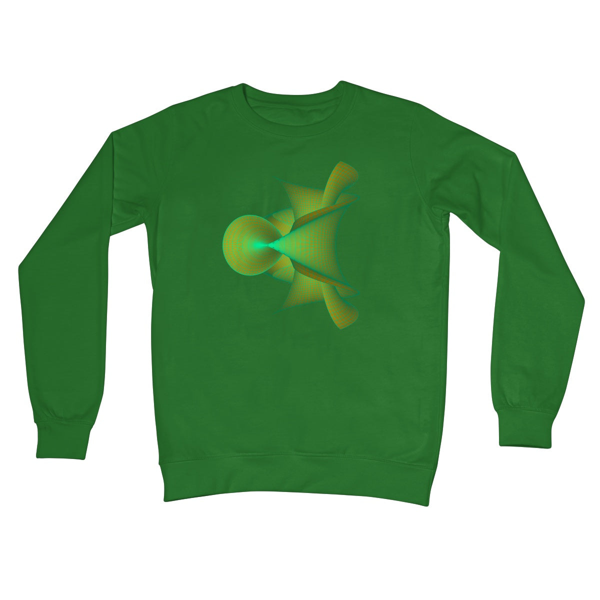 Kuen's Surface, Gold Crew Neck Sweatshirt