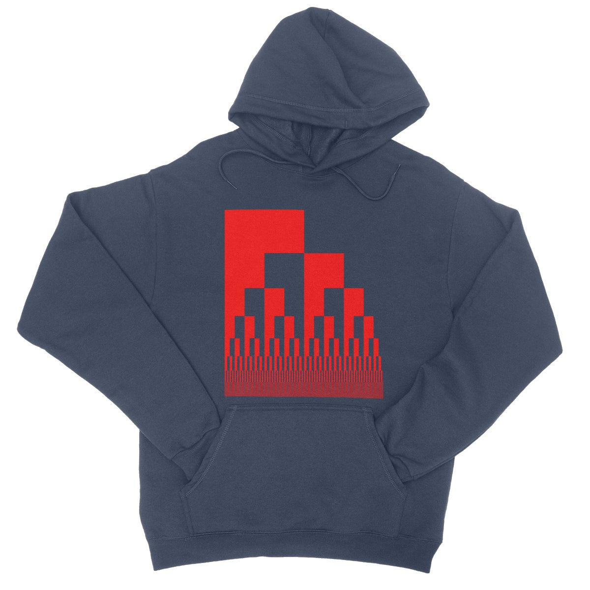 Binary Cascade, Red College Hoodie
