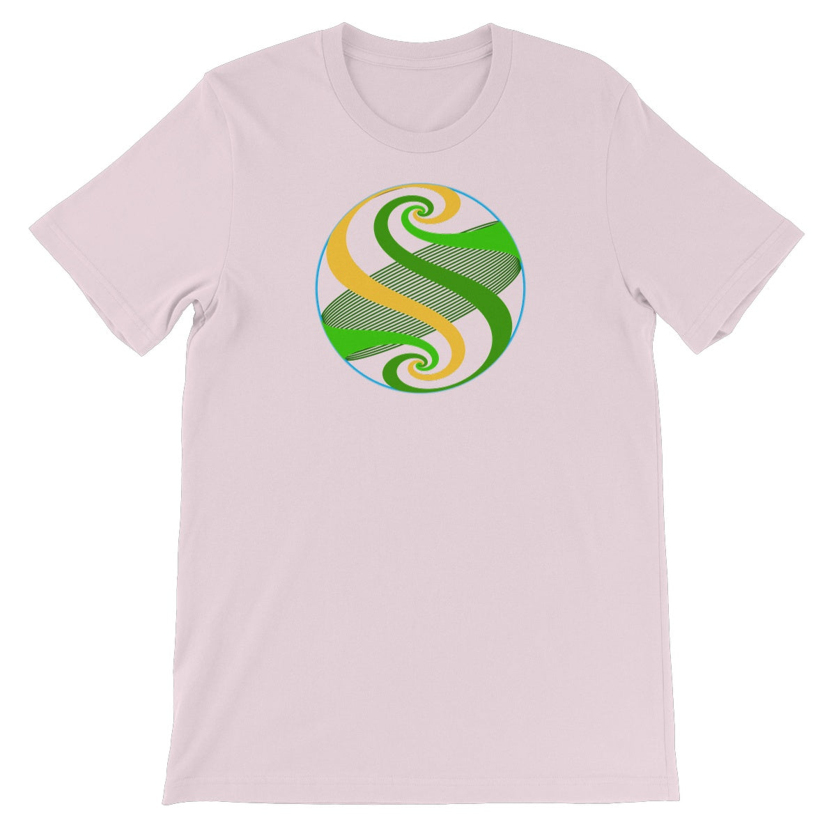 Möbius Flow, Pond Sphere Unisex Short Sleeve T-Shirt