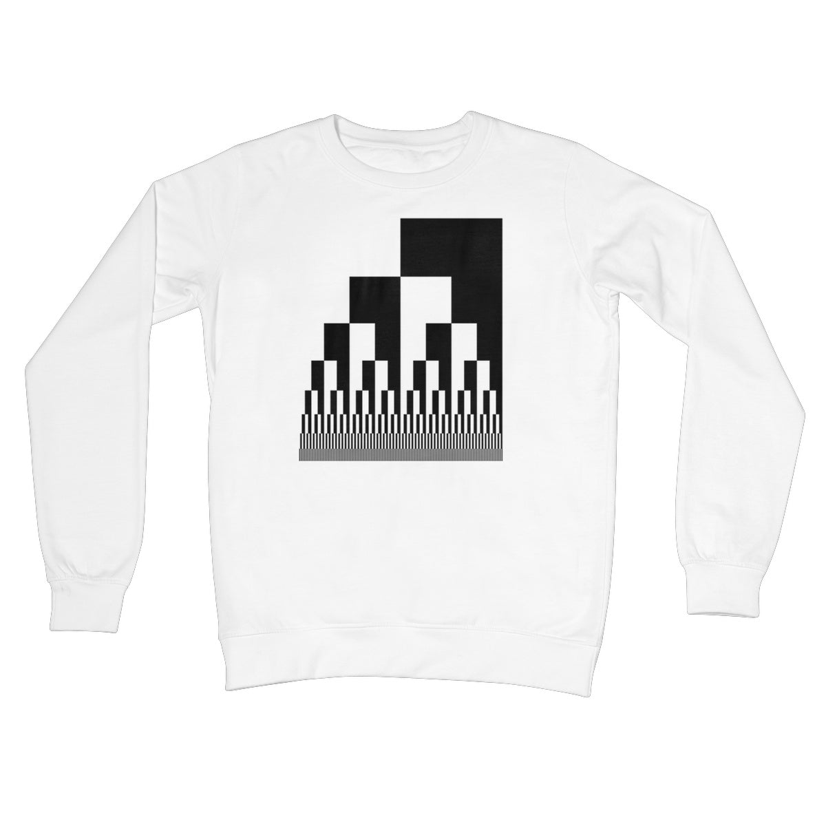 Binary Cascade Crew Neck Sweatshirt