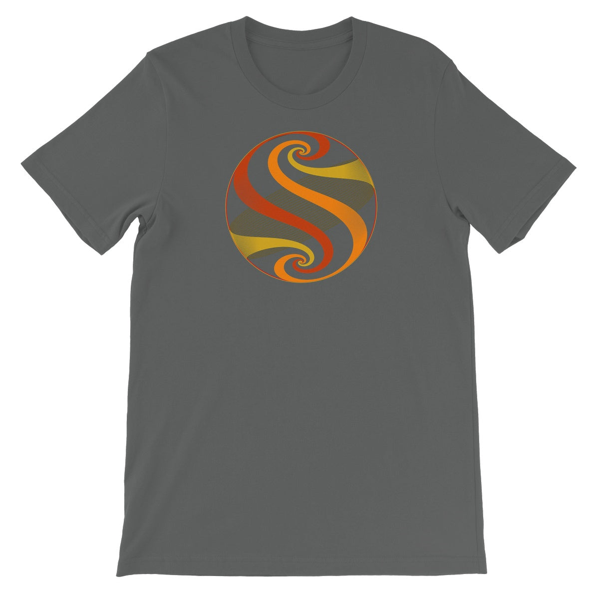 Möbius Flow, Autumn Sphere Unisex Short Sleeve T-Shirt