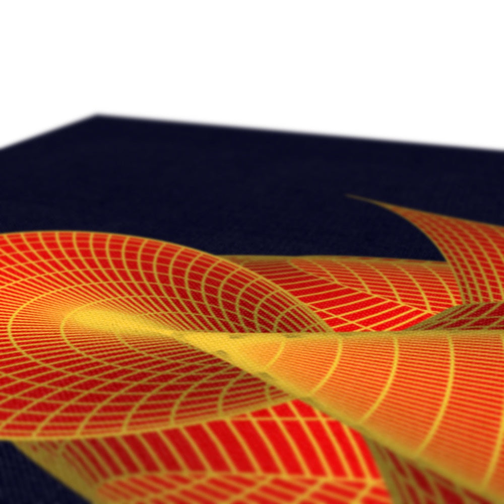 Kuen's Surface, Red Eco Canvas