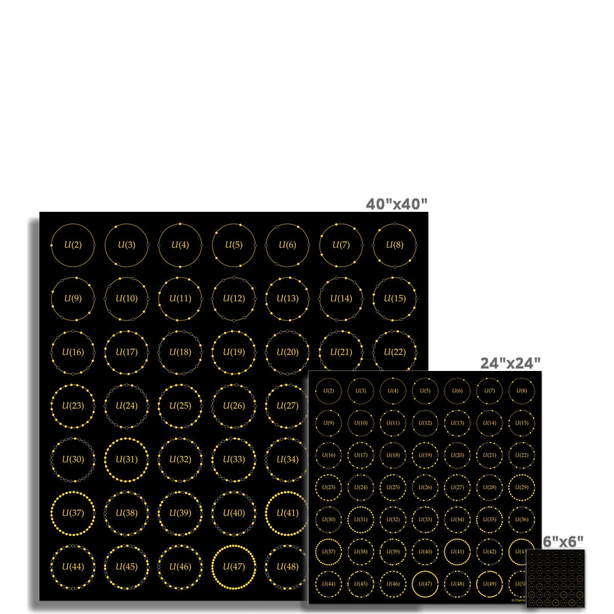 Multiplicative Units, Dark Fine Art Print